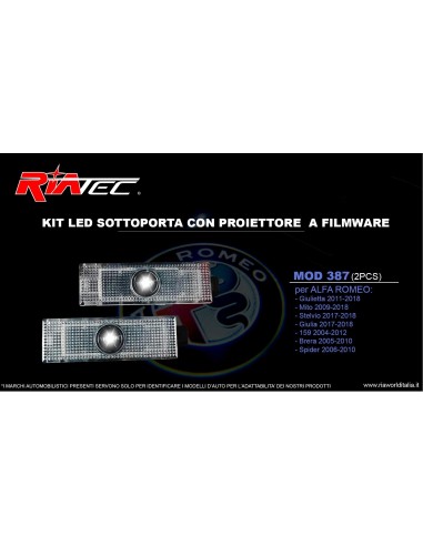 Lampada di cortesia a LED LOGO ALFA ROMEO
