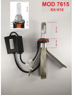 Kit Led H15 Diurno/Abbaglianti Epistar