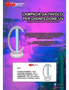 Lampada sanificatore casa UV