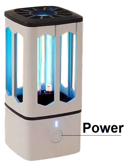 Lampada sanificatore auto UV OZONO