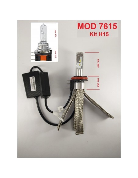 Lampade Led H15 per Fiat Tipo DRL Abbagliante