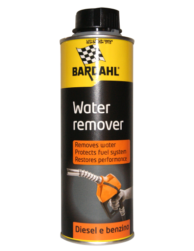 BARDAHL Water Remover Additivi Elimina Acqua Nel Carburante Per Motori Benzina Diesel Da 300 ML
