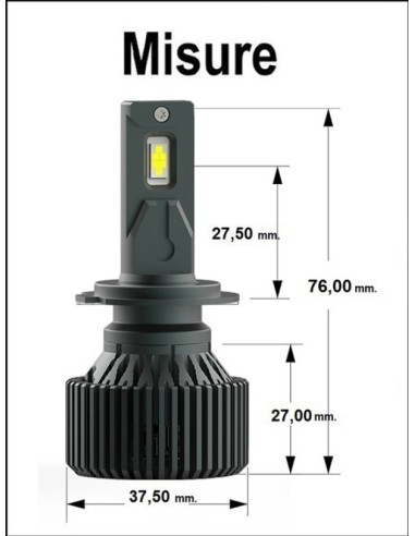 Kit Led BiRadiator H8 H9 H11 H16