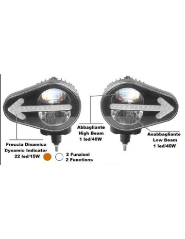 Kit Fari Full Led con freccia Dinamica