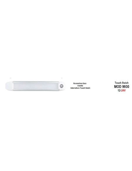 Plafoniera led per Interni Touch
