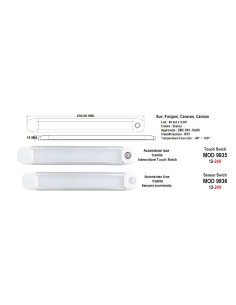 Plafoniera led per Interni Touch 2