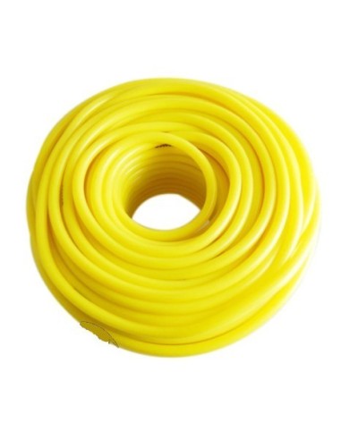Tubo al Silicone Giallo 0.5 MT 4x8