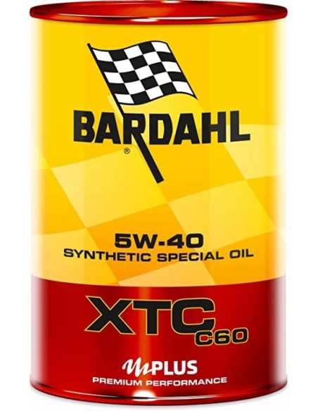 BARDAHL XTC C60 SAE 5W40 Lubrificanti Auto Olio Motore Benzina Diesel 1 LT