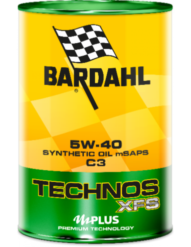 BARDAHL TECHNOS XFS C3 5W40 Olio Motore Lubrificanti Auto 1 LT
