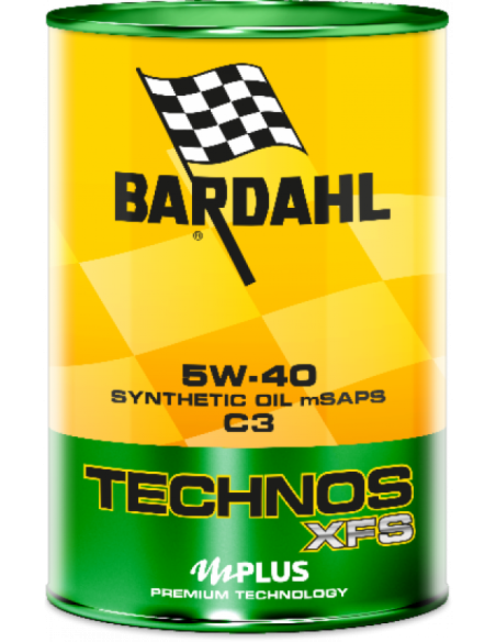 BARDAHL TECHNOS XFS C3 5W40 Olio Motore Lubrificanti Auto 1 LT