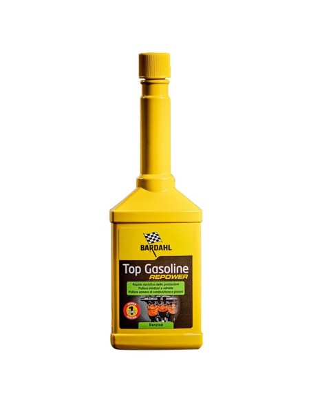 BARDAHL TOP GASOLINE REPOWER Pulisce Iniettori Vavole Pistoni Camera Di Combustione Per Motore Benzina 250 M