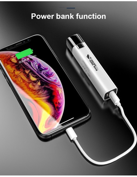 Torcia Super Led caricabile usb