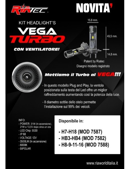 Kit Led Fendinebbia Evo 6