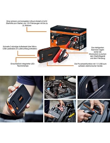 Avviatore Auto BATTERYstart 200 OBSL200 Osram
