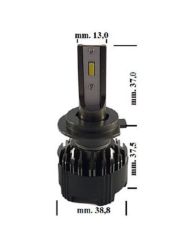 Kit Led H7 18-60V Bomber SINGOLO