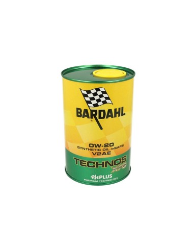 BARDAHL TECHNOS XFS V2AE 0W20 Olio Motore Lubrificanti Auto 1 LT