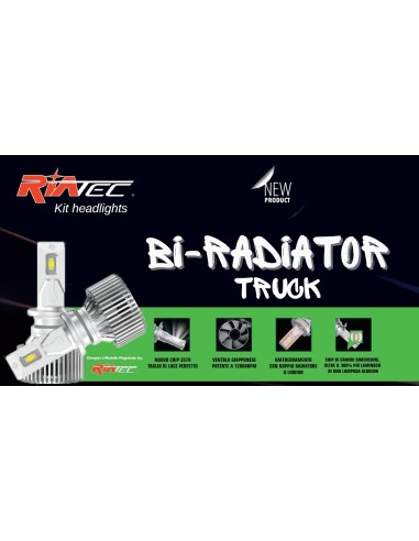 Kit Led Biradiator H4 18-60V Camion