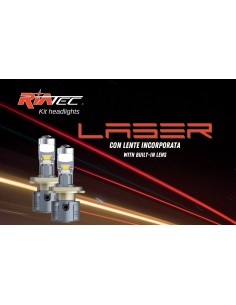 Kit Led H4 con Lenticolare 2