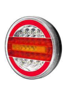 Kit Faro Full Led posteriore Tondo 12V 24V