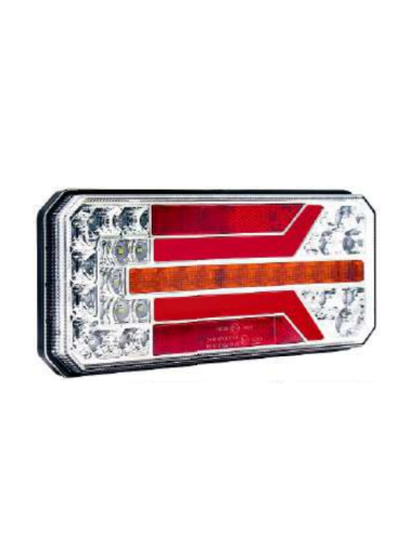 Kit Fari Full Led posteriori Rettangolari 12V 24V