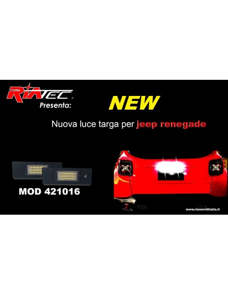 Kit luci Targa Fiat Tipo Jeep Renegade