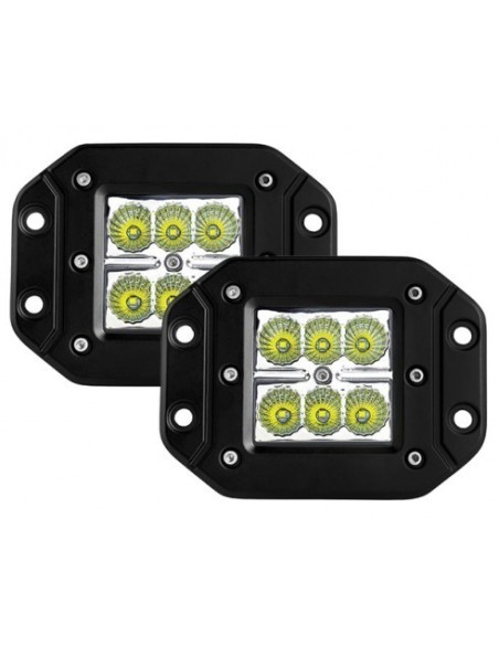 Faretto universale quadrato 12V-24V incasso