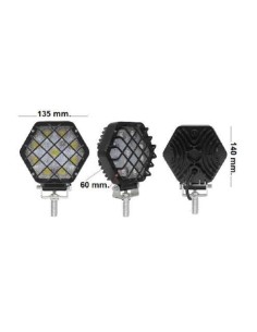 Faretto universale griglia di protezione 12V-24V 36W