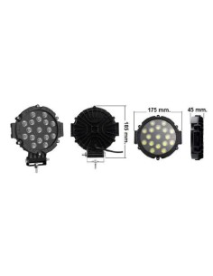Faretto universale Tondo 12V-24V 51W