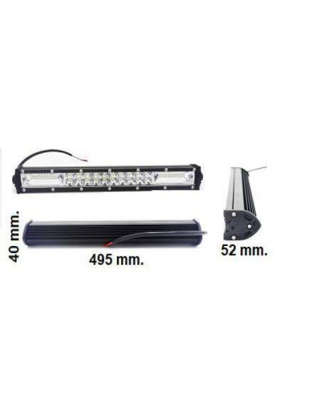 Barra a Led in alluminio 12V-24V 180W EPISTAR