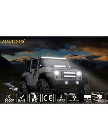 Barra a Led in alluminio 12V-24V 270W EPISTAR