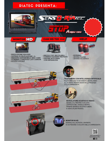 Senso Riatec Angolo Cieco Camion