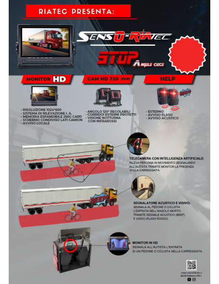 Senso Riatec Angolo Cieco Camion