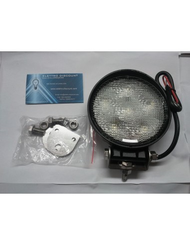 Faretto universale tondo 12V-24V 18W epistar