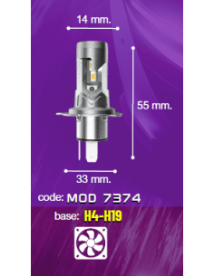 Kit Led RotaXFan H4 H19