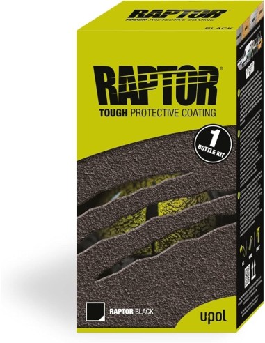 Kit vernice Raptor 1L Nero