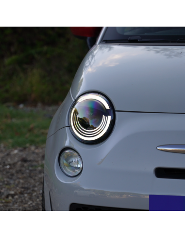 Fari Full LED Anteriori Abarth & Fiat 500 (2008–2025)
