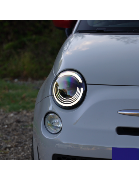 Fari Full LED Anteriori Abarth & Fiat 500 (2008–2025)