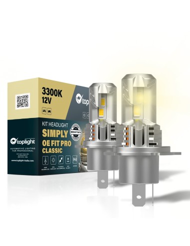 Kit Simply H4 Oe Fit Pro Classic 3300K ( 2 Pcs )