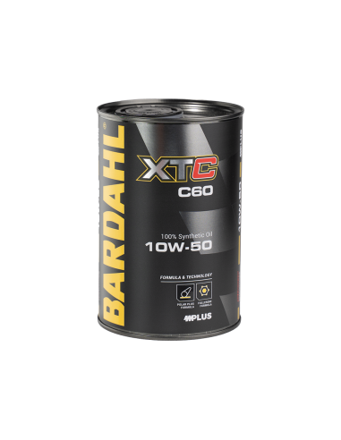 BARDAHL XTC C60 SAE 10W50 Lubrificanti Auto Olio Motore Benzina Diesel 1 LT