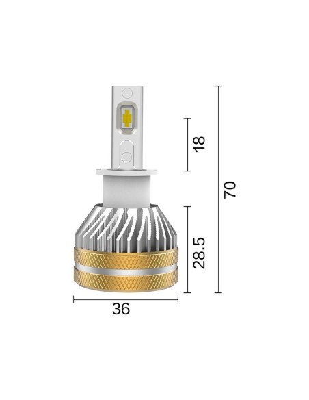 Kit Headlight TOKYO3 per H3 (2PCS)