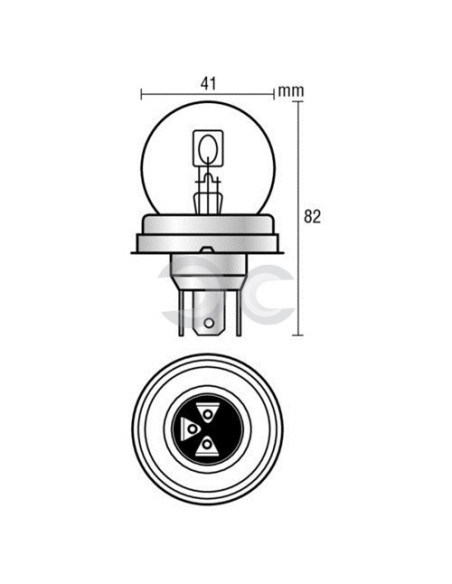 lampada p45t per modifica