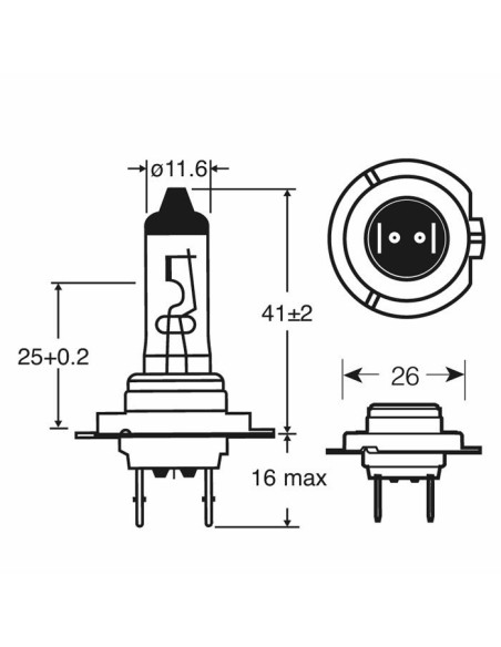 Kit Led Mini Fan 2.0 H7 H18 singolo