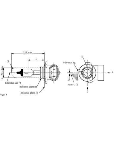Kit Led Mini Fan 2.0 HB3 9005 HB4 9006 Singolo