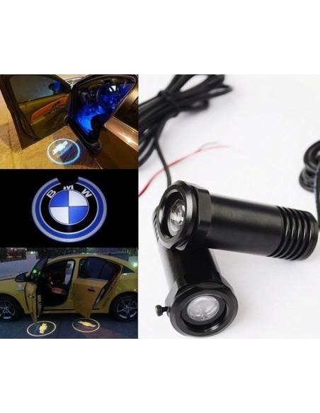 Lampade di cortesia a LED con LOGO auto senza fili KIT