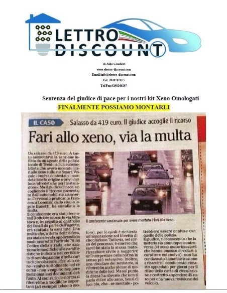 Kit Xeno a TAPPO in H7 Canbus 5100k GE