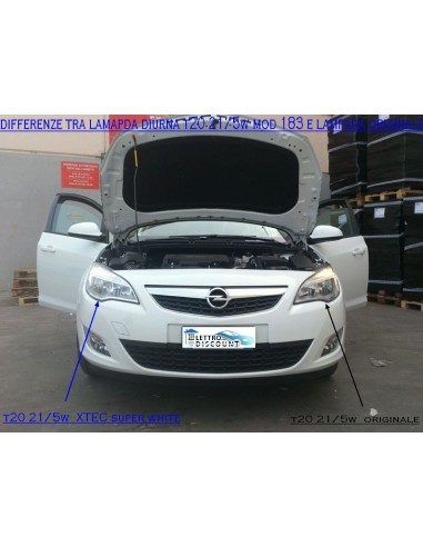 T20 21/5w Super White Doppia Luce