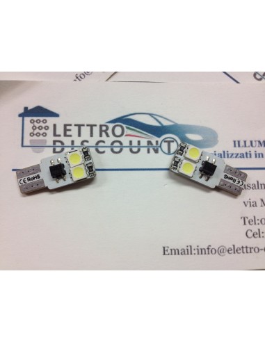Lampade a 4 led su i lati Cambus