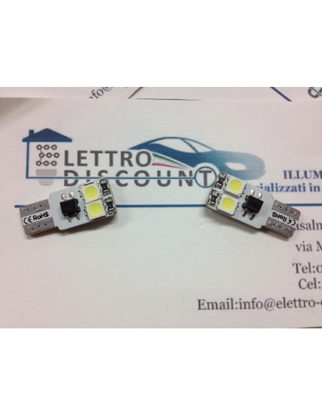 Lampade a 4 led su i lati Cambus