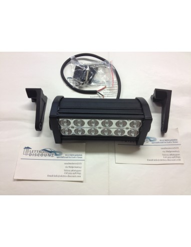Barra a Led in alluminio 12V-24V 36W EPISTAR
