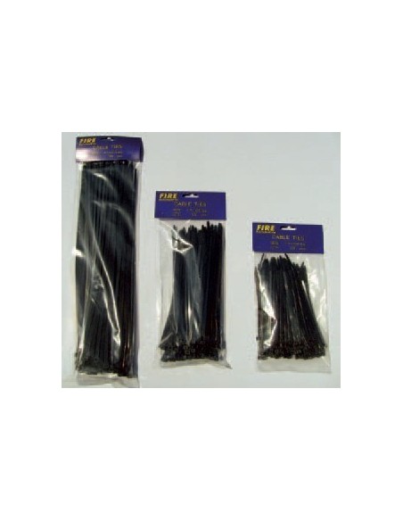 fascette stringicavo in PVC nero 3,5X140
